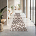 Custom Size Leilani Brown Runner Rug