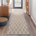 Custom Size Leilani Light Brown Runner Rug