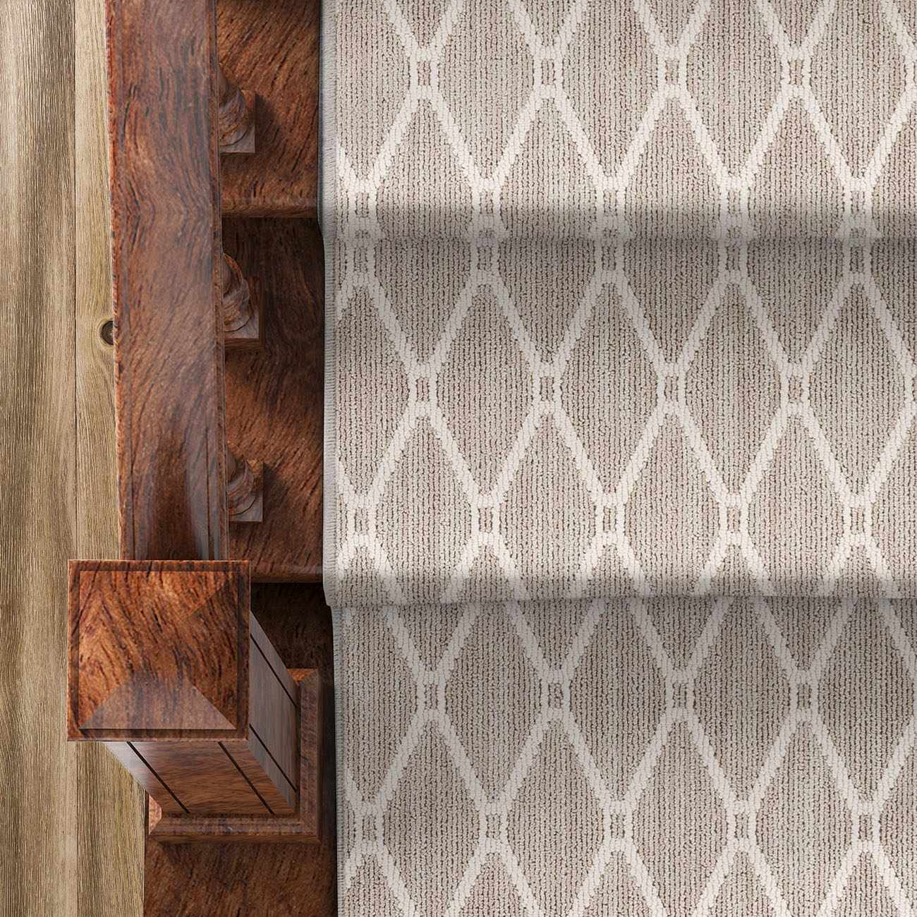 Custom Size Leilani Light Brown Runner Rug