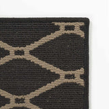 Custom Size Leilani Black Runner Rug