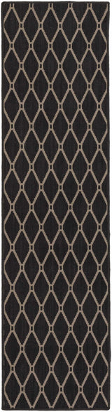 Custom Size Leilani Black Runner Rug