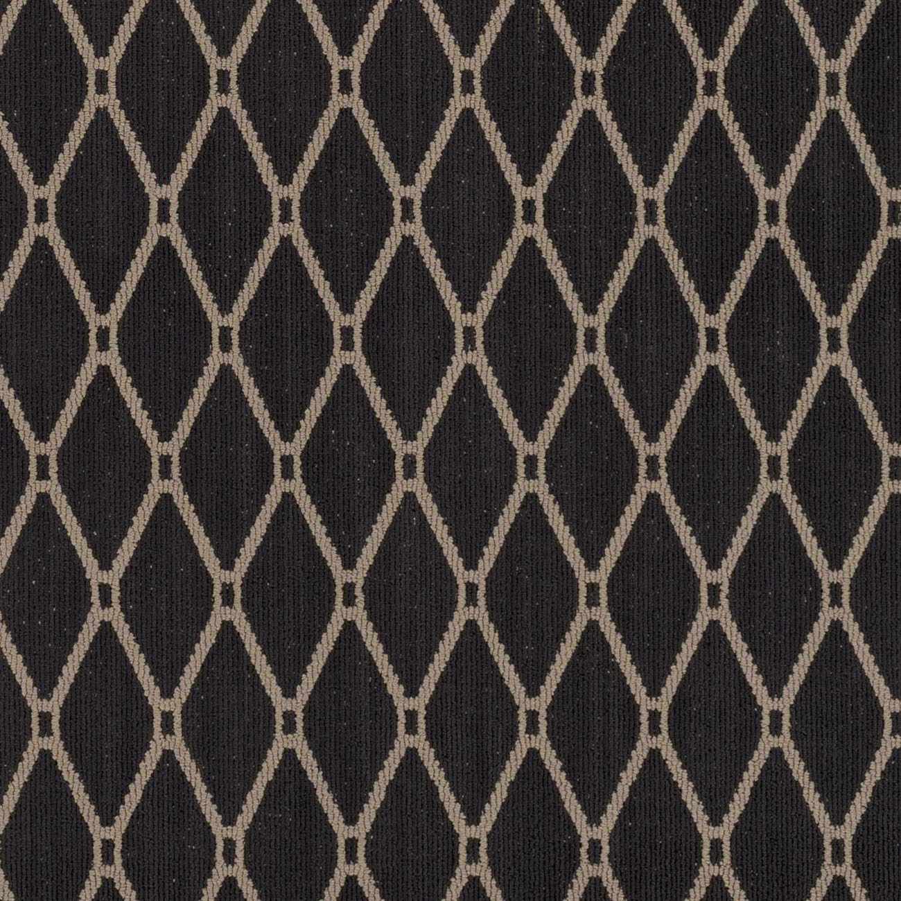 Custom Size Leilani Black Runner Rug