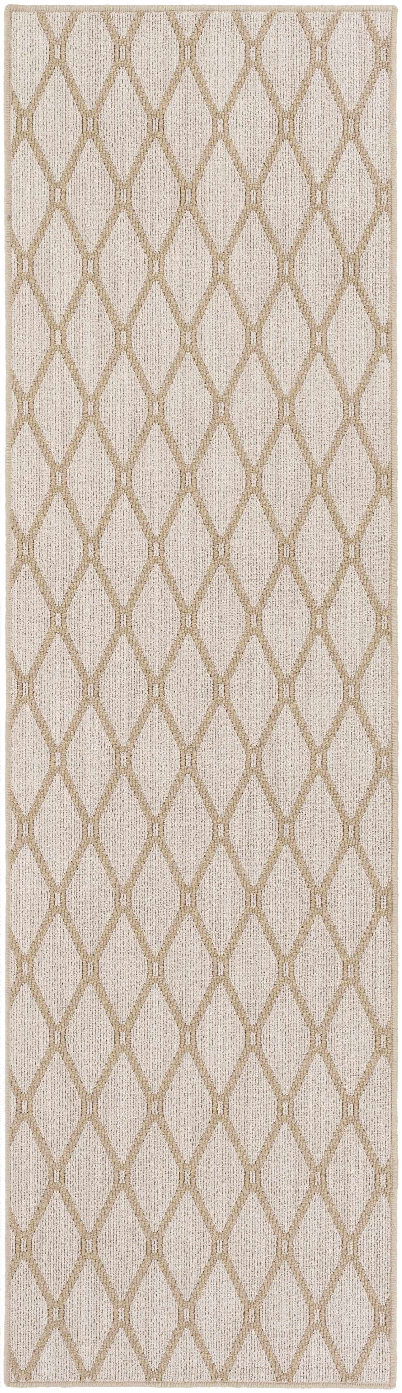 Custom Size Leilani Beige Runner Rug