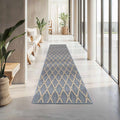 Custom Size Leilani Gray Runner Rug