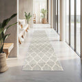 Custom Size Leora Blue Runner Rug