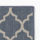 Custom Size Leora Dark Blue Runner Rug