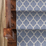 Custom Size Leora Dark Blue Runner Rug