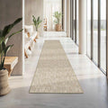 Custom Size Lucca Beige Runner Rug