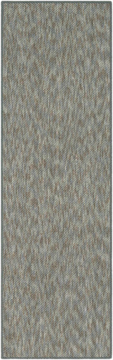 Custom Size Lucca Sage Textured Runner Rug