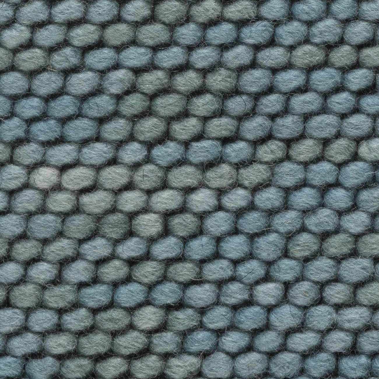 Custom Size Lucca Light Blue Textured Runner Rug