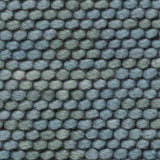 Custom Size Lucca Light Blue Textured Runner Rug