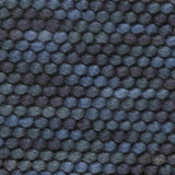 Custom Size Lucca Dark Blue Textured Runner Rug