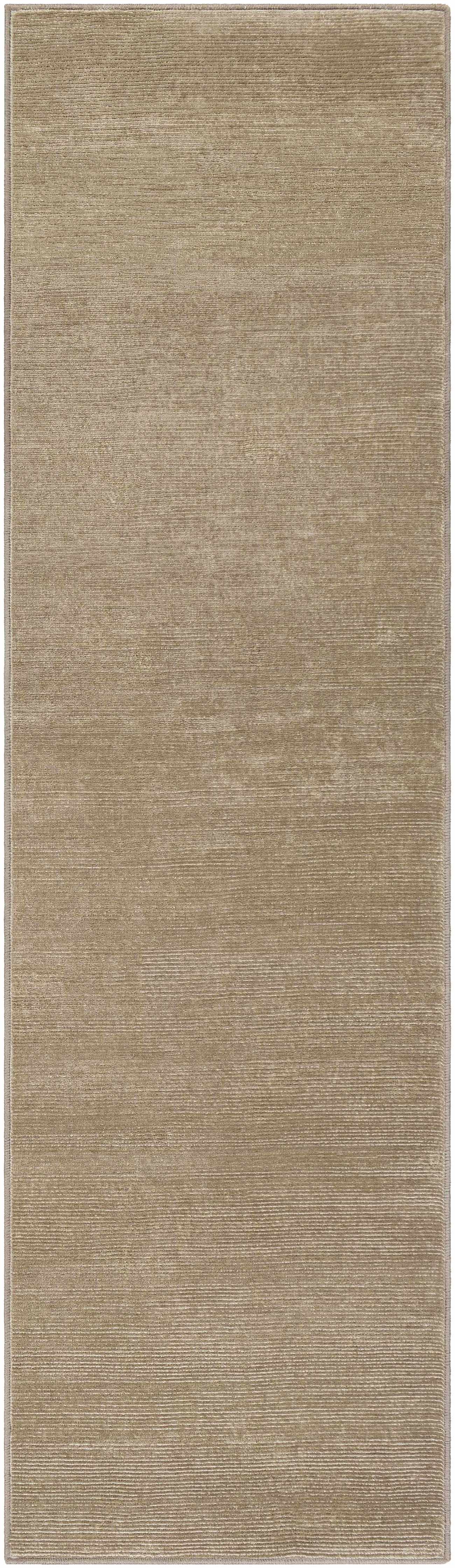 Custom Size Lori Brown Hand Loomed Runner Rug