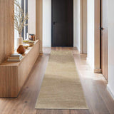 Custom Size Lori Brown Hand Loomed Runner Rug