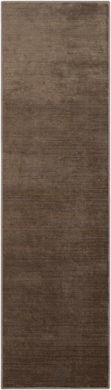 Custom Size Lori Dark Brown Hand Loomed Runner Rug