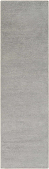 Custom Size Lori Light Gray Hand Loomed Runner Rug