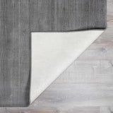 Custom Size Lori Light Gray Hand Loomed Runner Rug