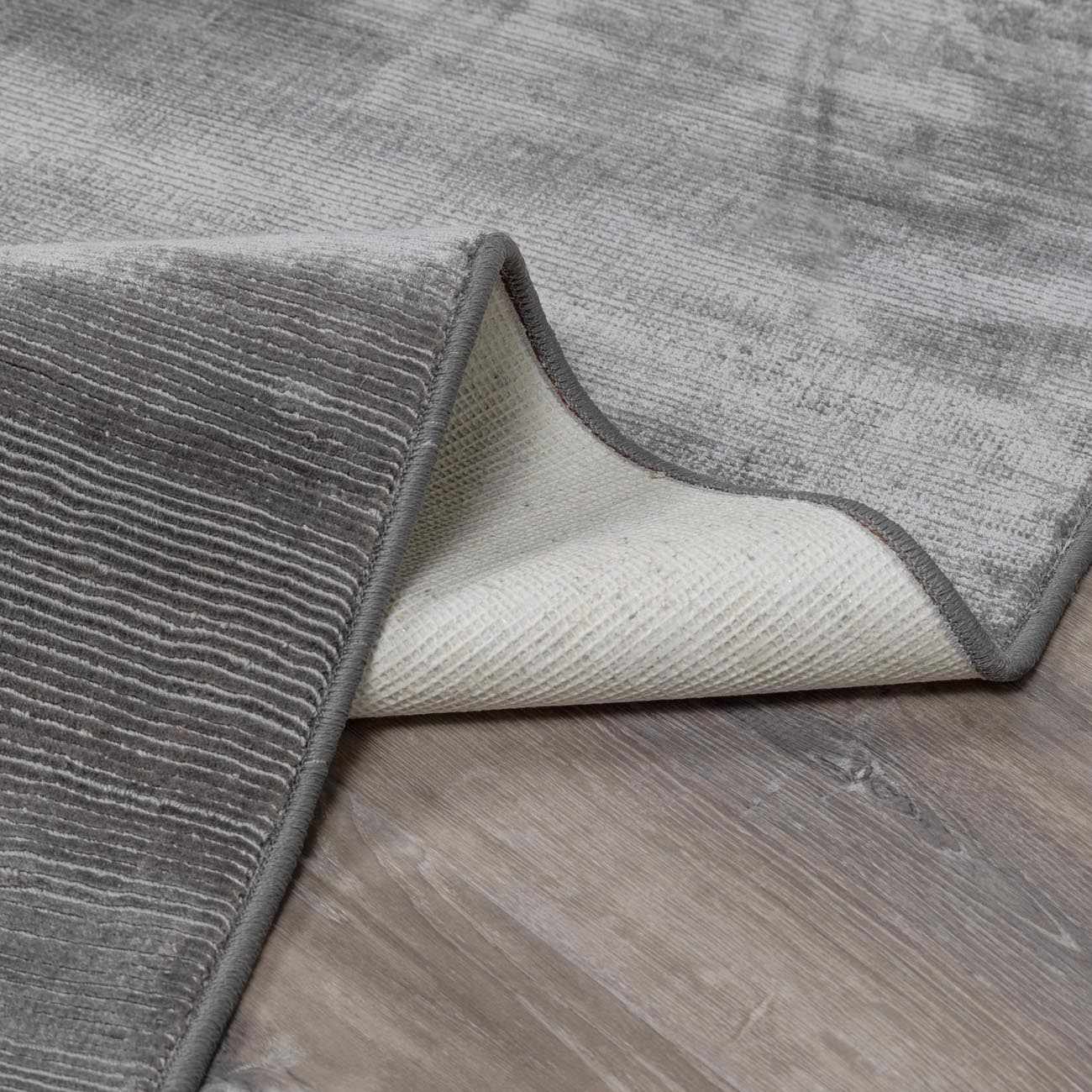 Custom Size Lori Light Gray Hand Loomed Runner Rug