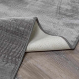 Custom Size Lori Light Gray Hand Loomed Runner Rug