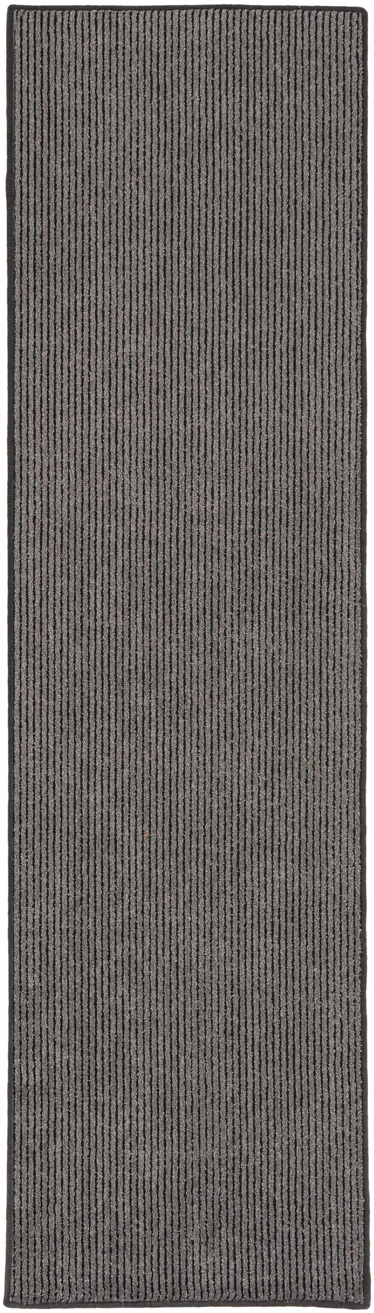 Custom Size Maeve Charcoal Runner Rug