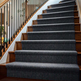 Custom Size Navy Maeve Runner Rug