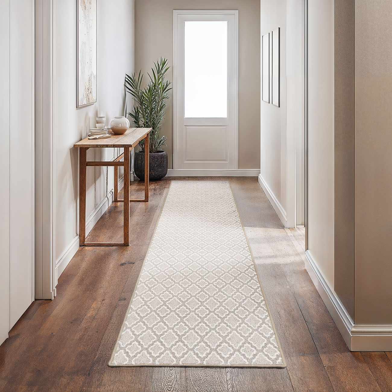 Custom Size Neil Gray Runner Rug