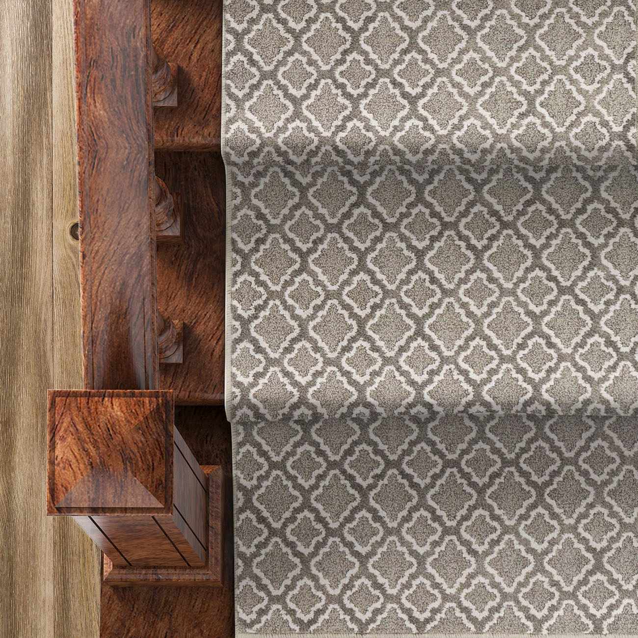 Custom Size Neil Dark Green Runner Rug
