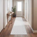 Custom Size Neil White Runner Rug