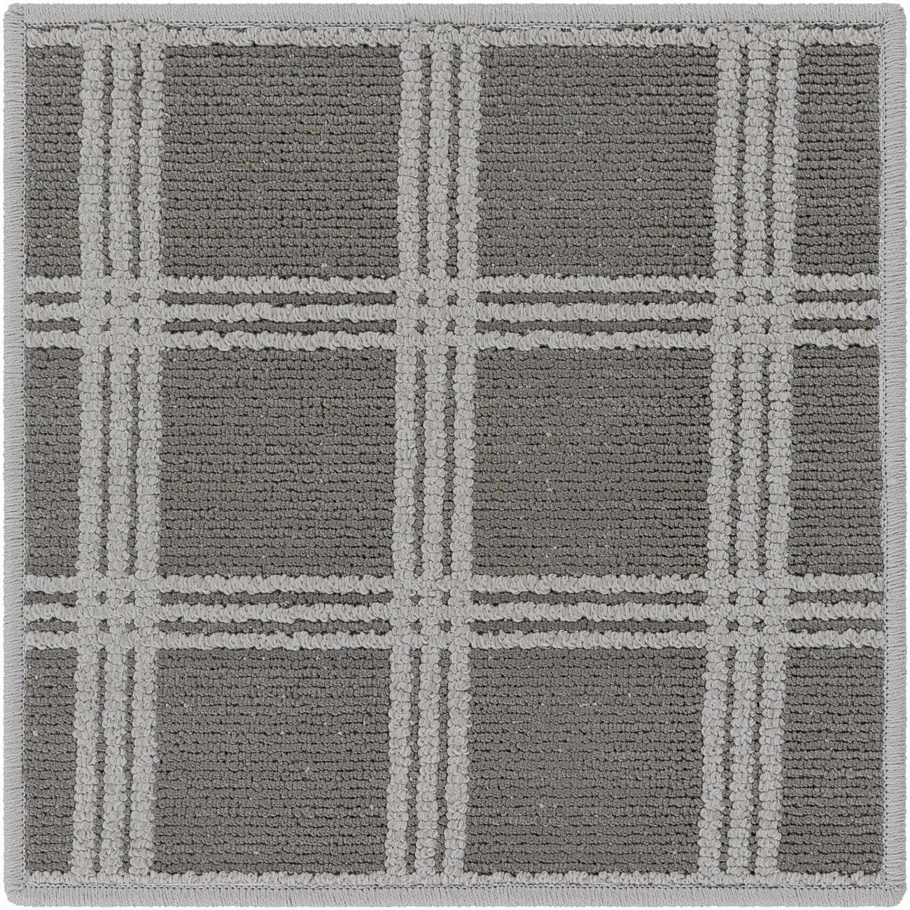 Custom Size Oretha Gray Checkered Runner Rug