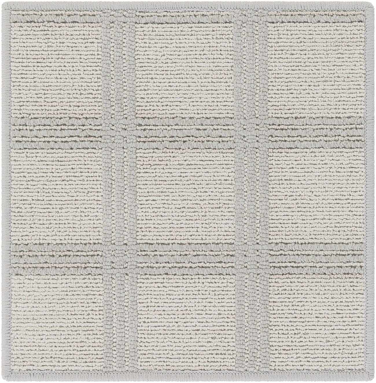 Custom Size Oretha Off White Checkered Runner Rug