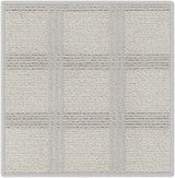 Custom Size Oretha Off White Checkered Runner Rug