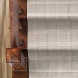 Custom Size Oretha Dark Beige Checkered Runner Rug
