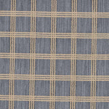 Custom Size Oretha Light Blue Checkered Runner Rug