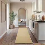 Custom Size Pamela Light Brown Runner Rug