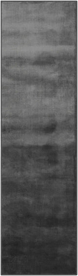 Custom Size Pamela Black Hand Loomed Runner Rug