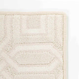 Custom Size Patrick Off White Geometric Runner Rug