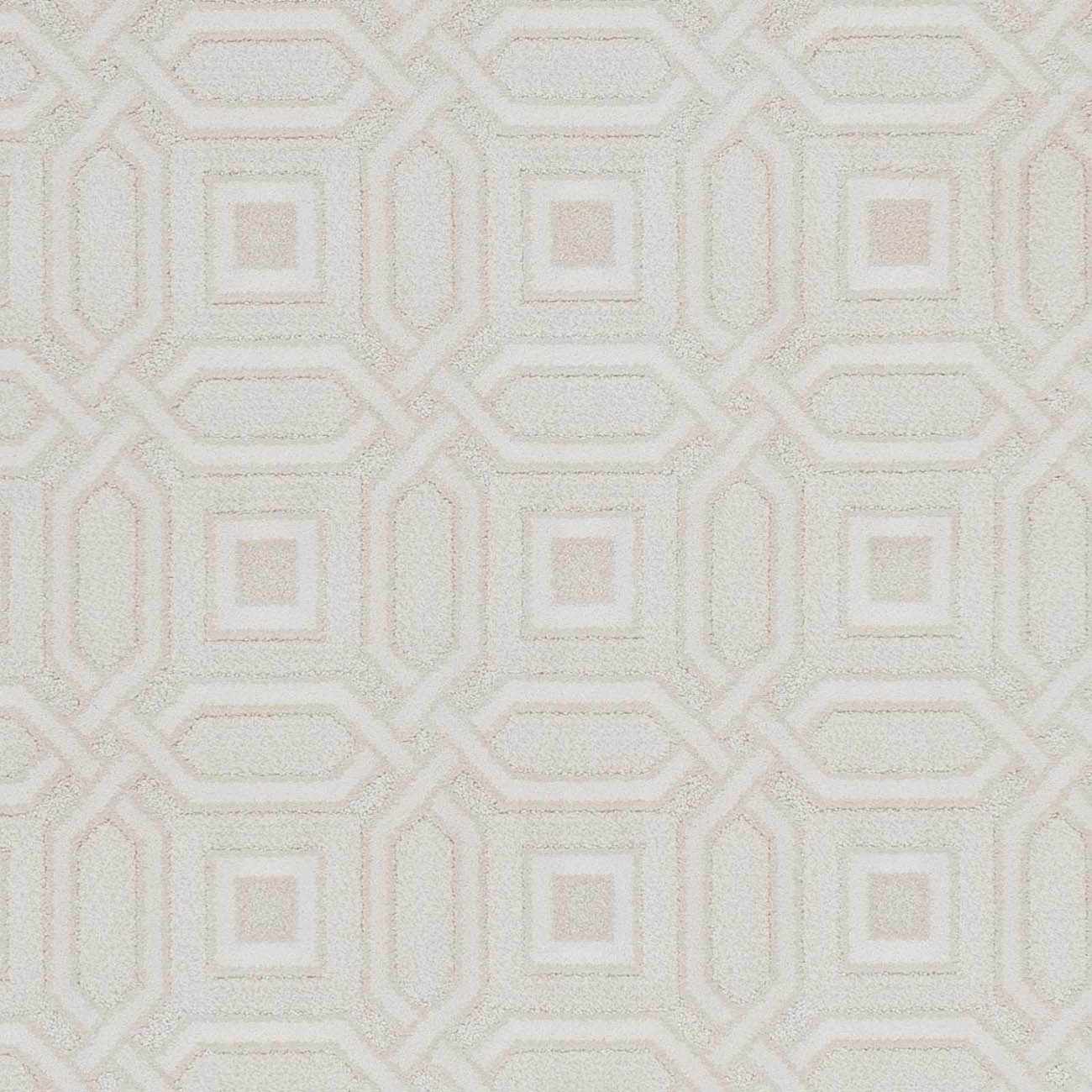 Custom Size Patrick Off White Geometric Runner Rug