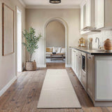 Custom Size Serap Ivory Runner Rug