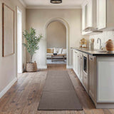 Custom Size Serap Brown Runner Rug