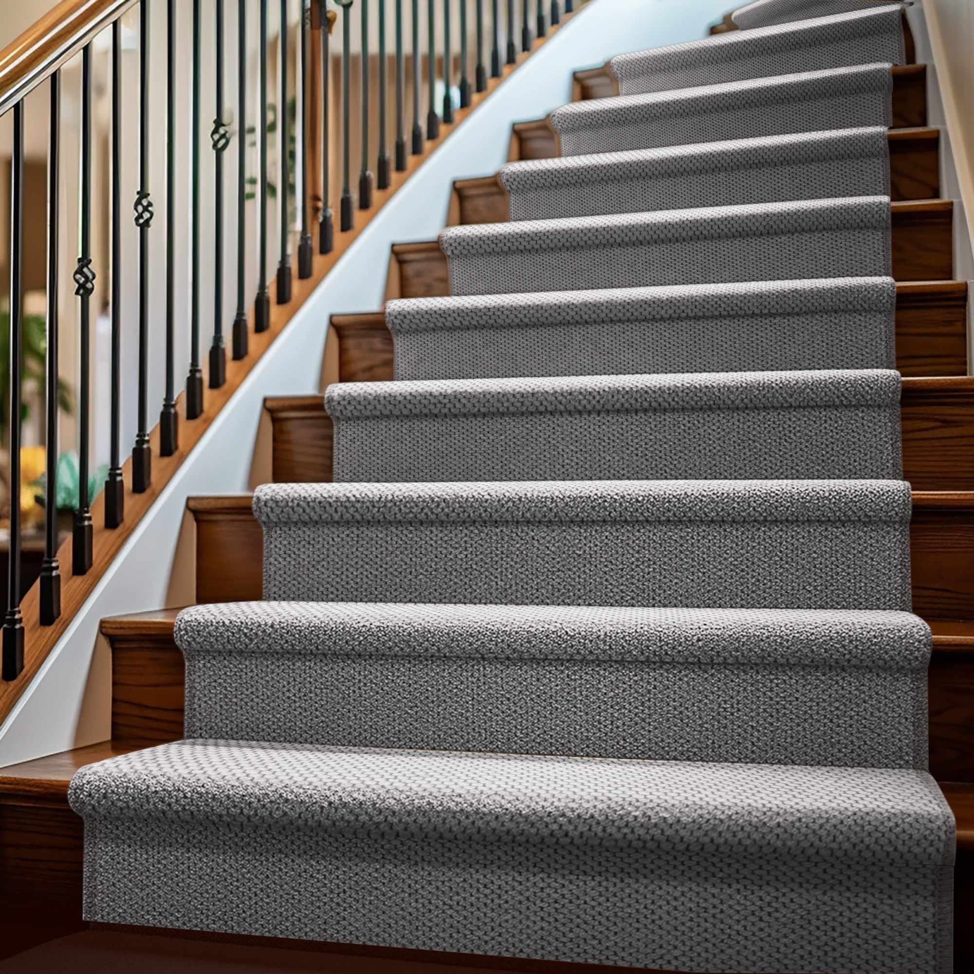 Custom Size Serap Gray Runner Rug