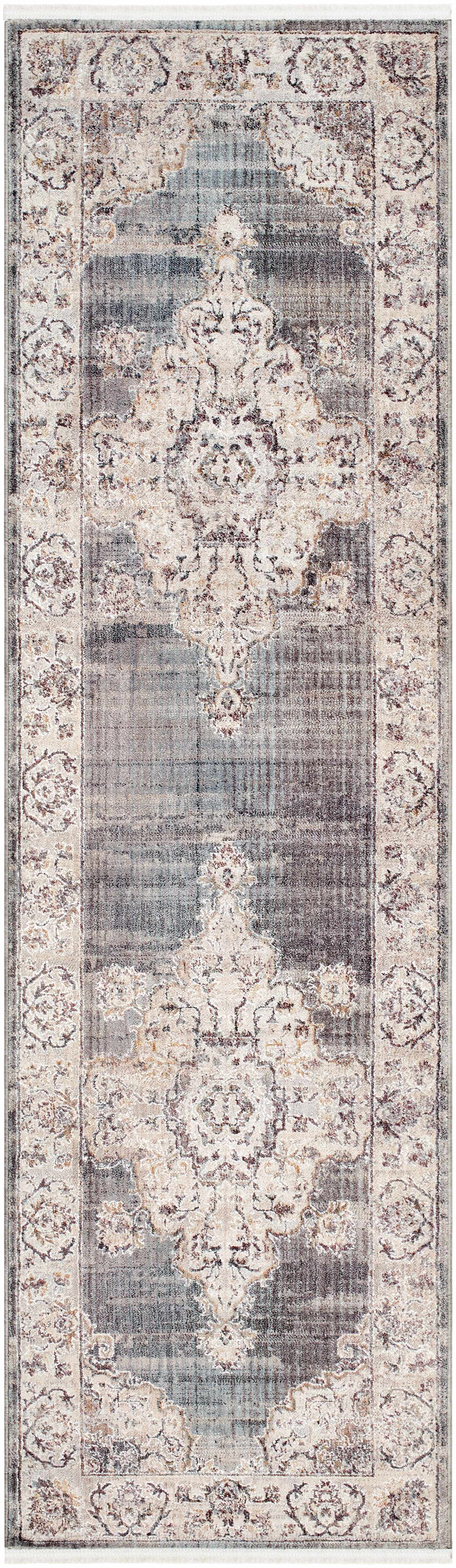 Crea Gray Zola Runner Rug