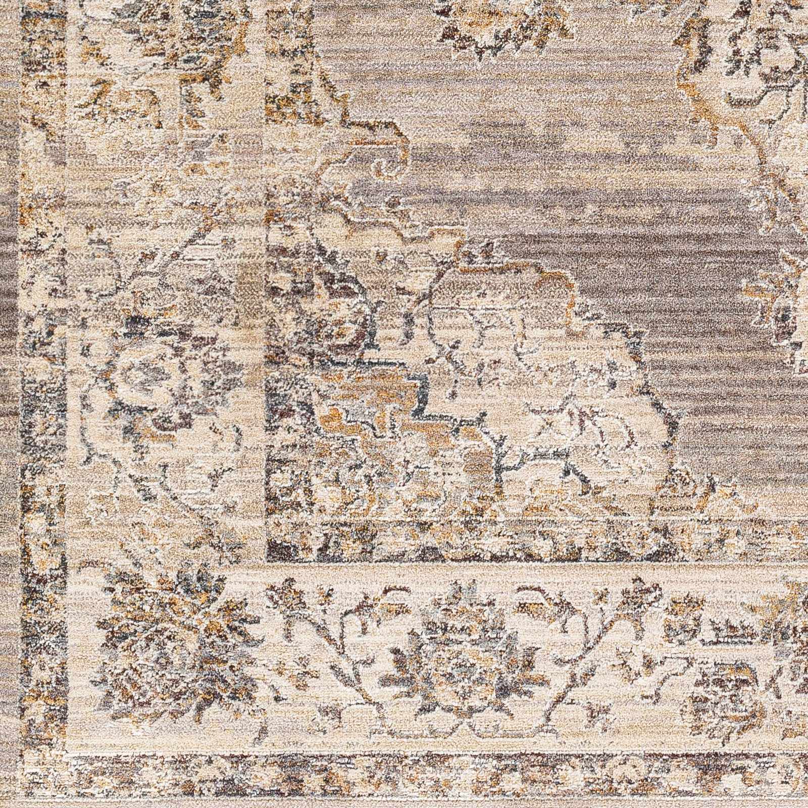 Sample Cream Brown Zola Area Rug
