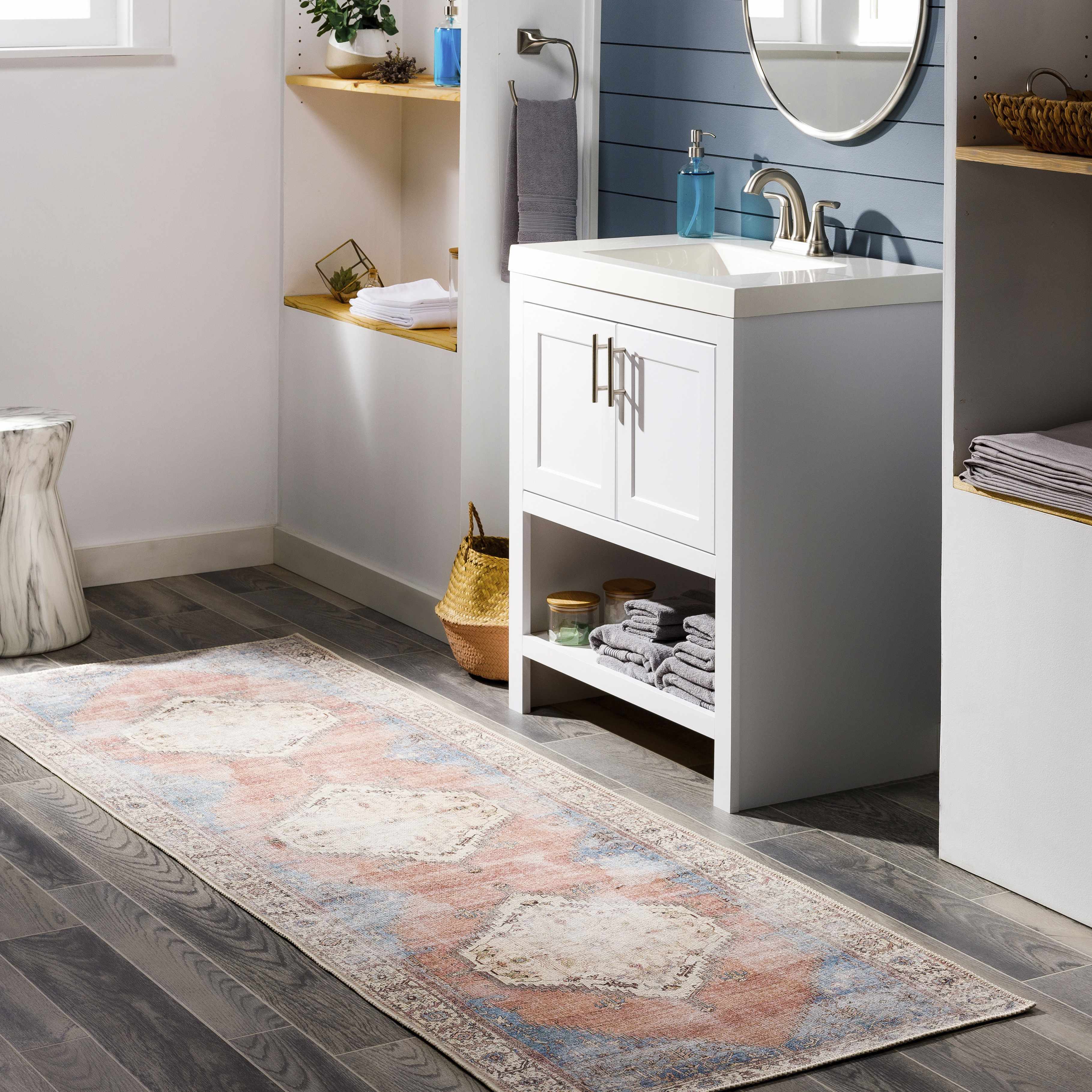 Sacriston Washable Runner Rug - Clearance