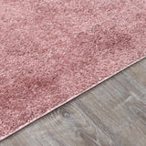 Judy Burgundy Washable Runner Rug - Clearance