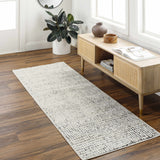 Keita Cream & Black Runner Rug