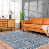 Sample Gurit Blue & Brown Area Rug