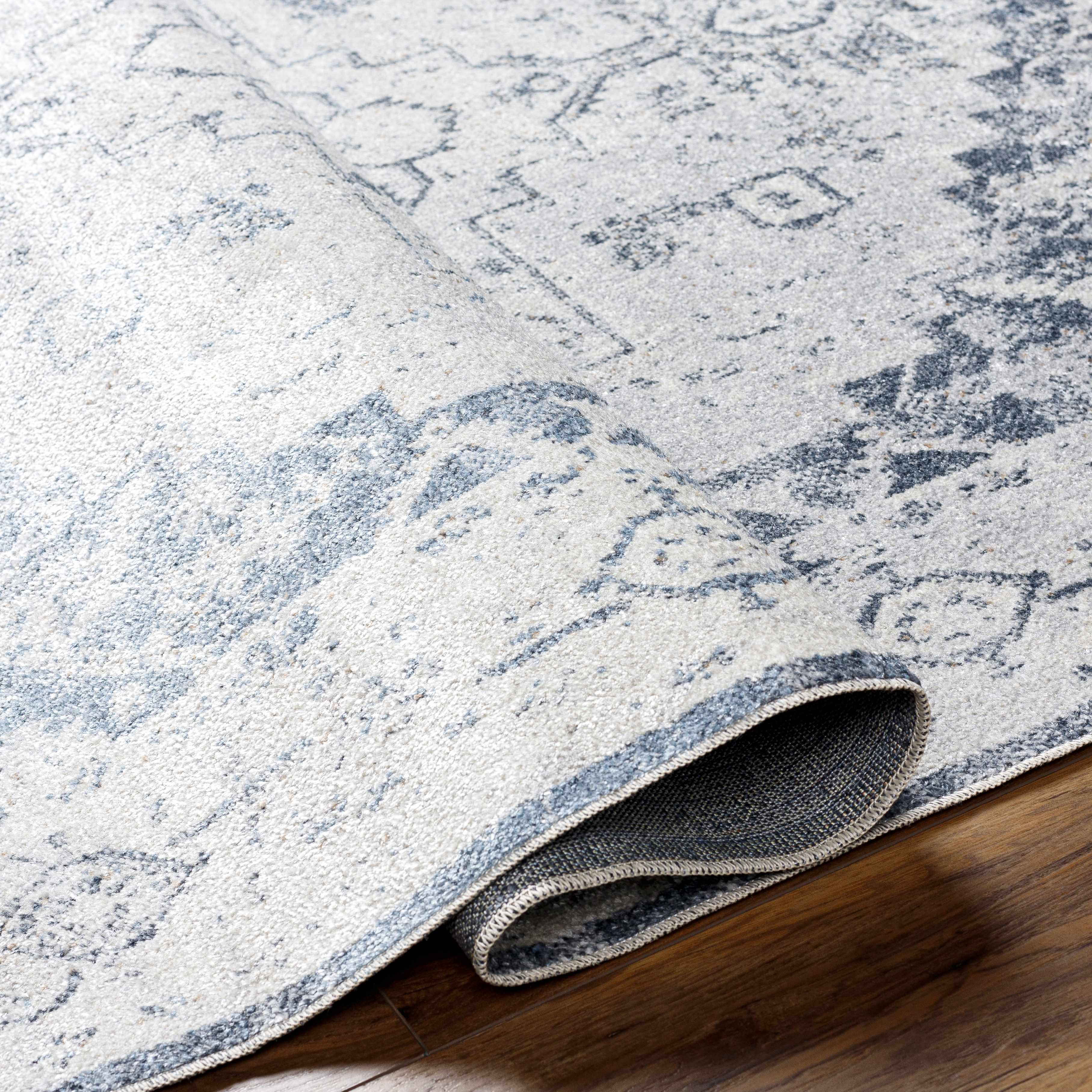 Ivory Hera Washable Runner Rug