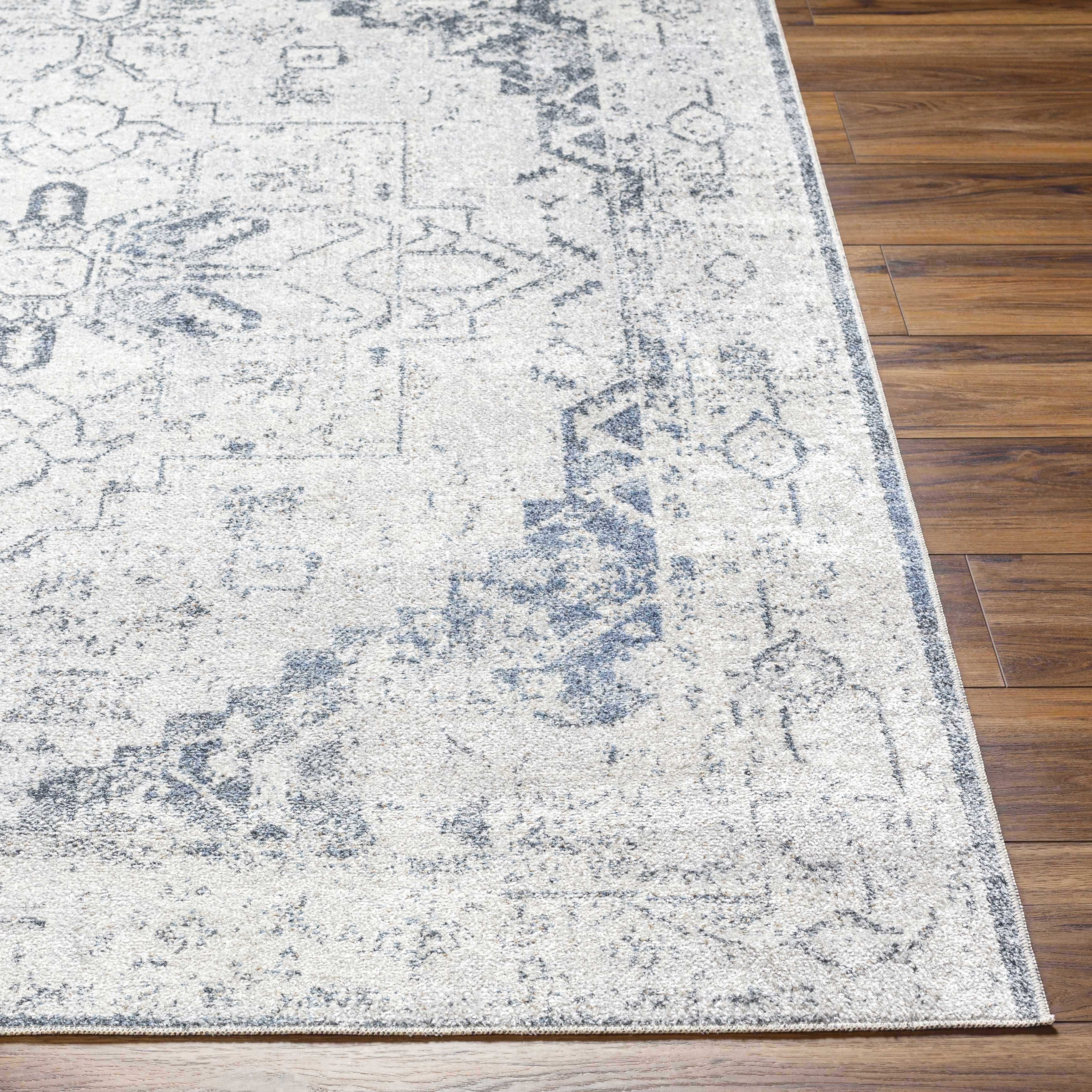 Ivory Hera Washable Runner Rug