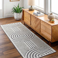 Deron Gray Runner Rug
