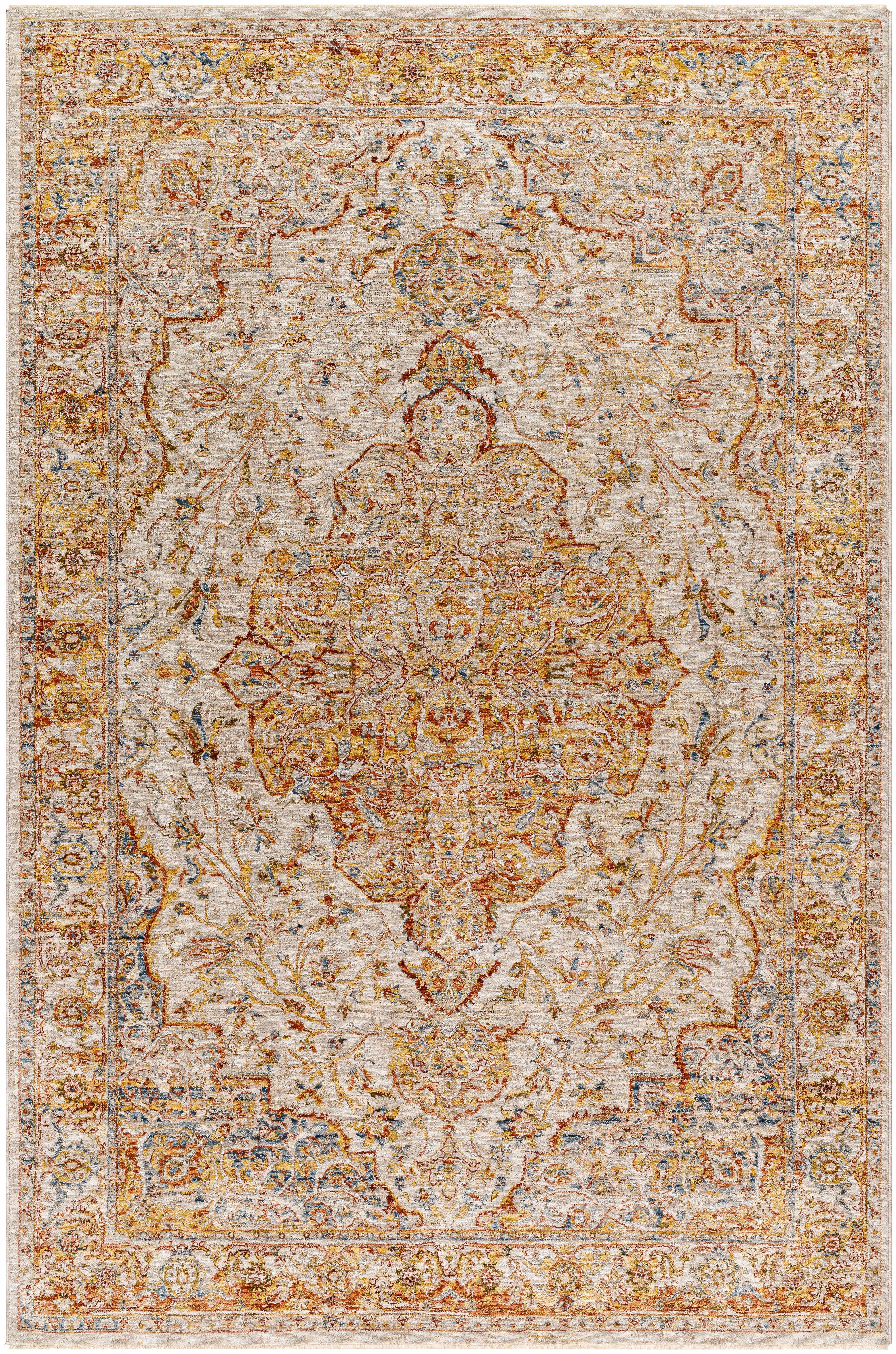 Aman Beige Runner Rug